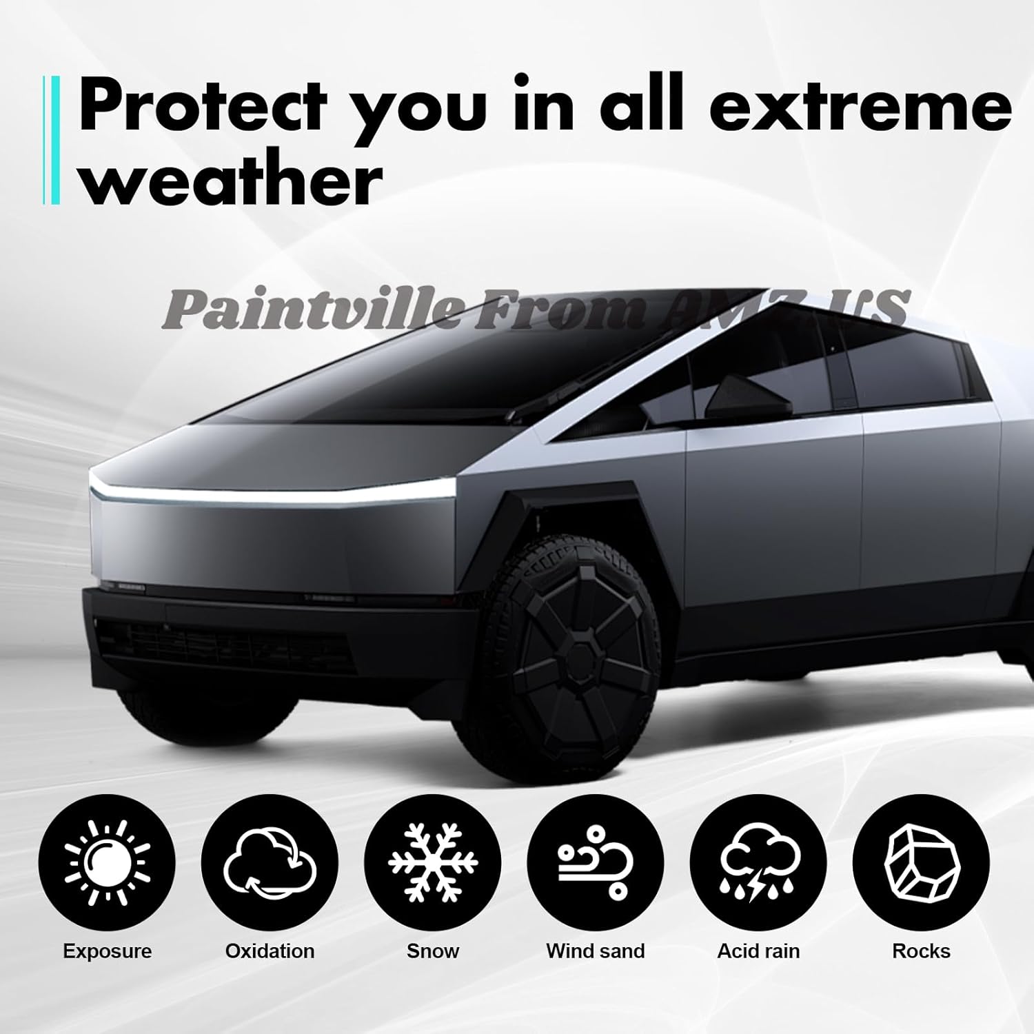 

for 2024-2025 Tesla Cybertruck PPF HD Clear Paint Protective Film Custom Fit Anti Scratch Self Healing Shield Guard Tesla Finishing Accessories for