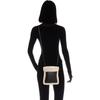 [Regato Largo] Reversible Faux Shearling Mini Shoulder Bag DBR