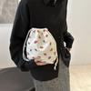Elegant Summer Commuter Bucket Bag Featuring Stylish Design And Polyester Lining