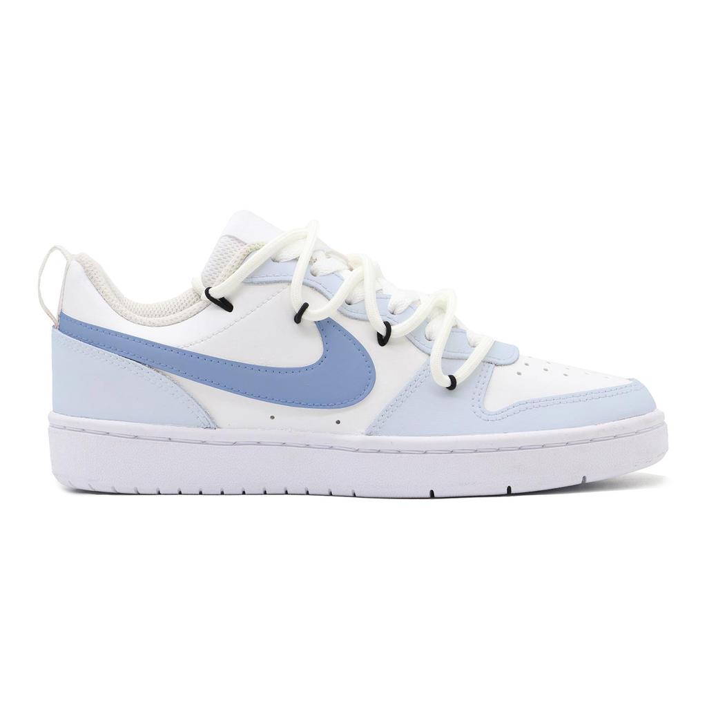 Nike Court Borough Low top Skateboard Shoes GS Blue White DV5456-106(Team57-)