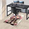 Western Cowboy Boot Chair Mat Office Carpet, Oversized Rug for Home Decor, Sofa Mat, Desk Pad Gift, Suitable for Bedroom, Living Room, Various Rooms