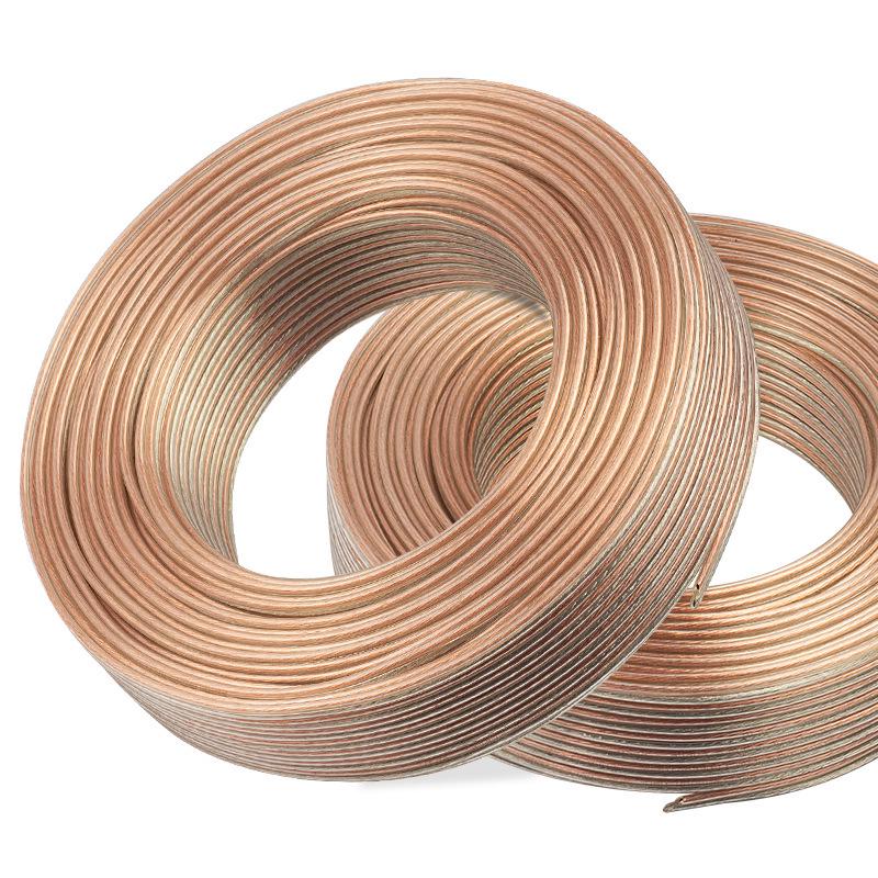 Baoxun 100m Oxygen-Free Copper Speaker Cable with OFC Satellite Optical Fiber