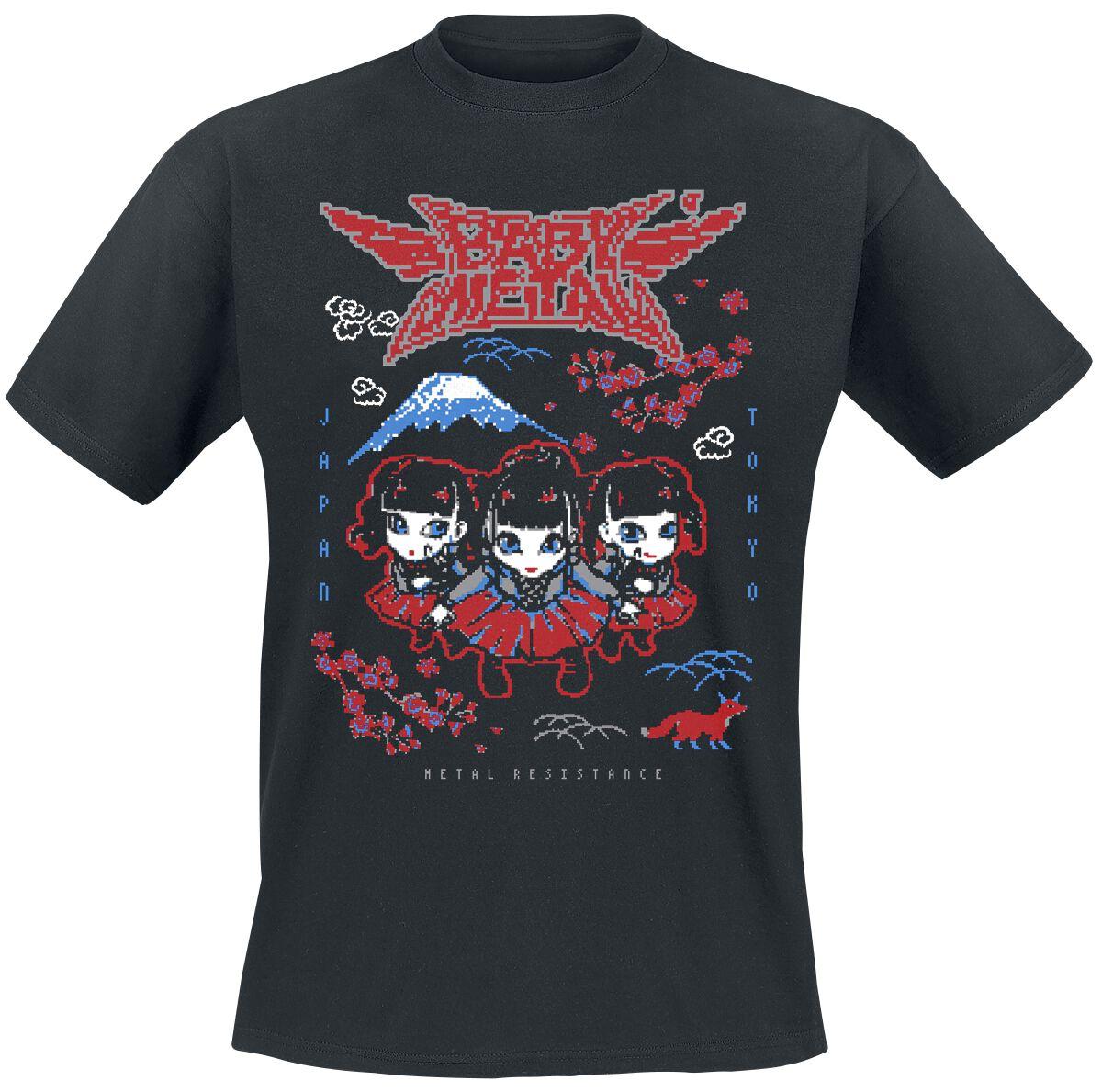 Pixel Tokyo Babymetal T-Shirt Men Women Vintage Metal Rock Band Graphic Tee 100% Cotton Summer Streetwear Top S разноцветный
