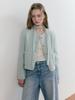 ETMON Strap Hairy Wool Jacket, Mint