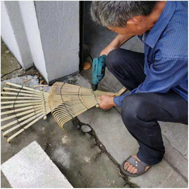 Large Bamboo Leaf Bear Hand Rake – Gardening Tool for Export to Japan, Europe, and America