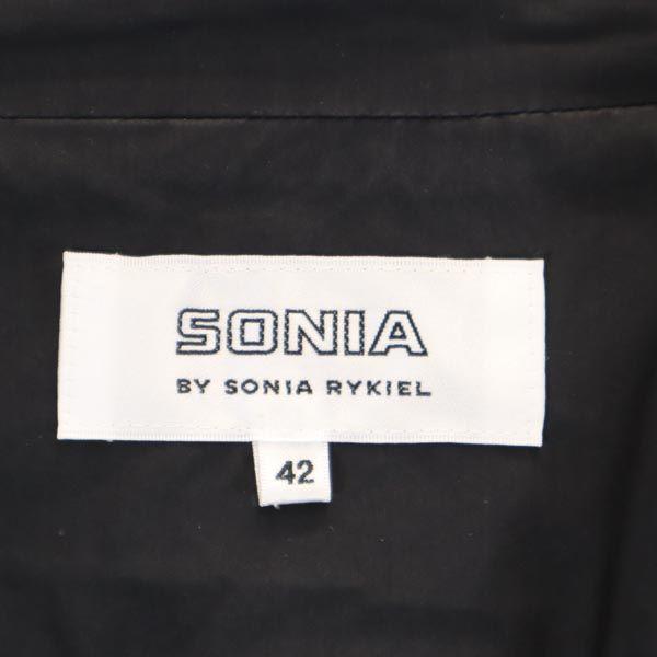 Sonia Rykiel long Jacket 42 black hood Women Used