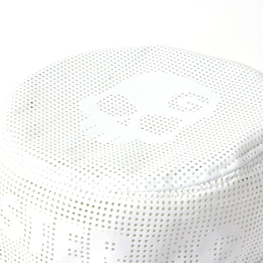 Monseuteoji Perforated Bucket Hat White Mc24Pbw-193