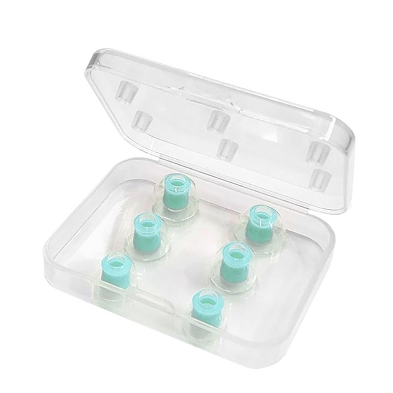 

6Pcs 4.0mm-6.0mm Silicone Earphone Eartips Headphone Accessory Corded Headsets Earbuds Replacement Accessories синий