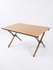 Portable Folding Aluminum Camping Table with Storage Bag and Chairs