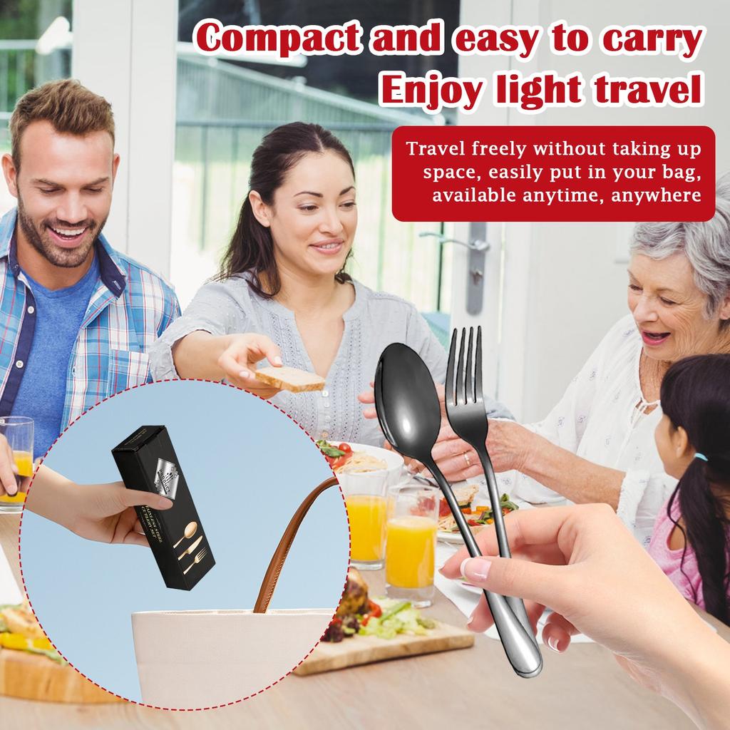 Набор столовой посуды из нержавеющей стали, 20 предметов, нож, вилка, ложка, набор ножа и вилки для стейка для западного ресторана