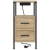 Nightstand Sonoma Oak 30 X 48 X 61 Cm Particleboard
