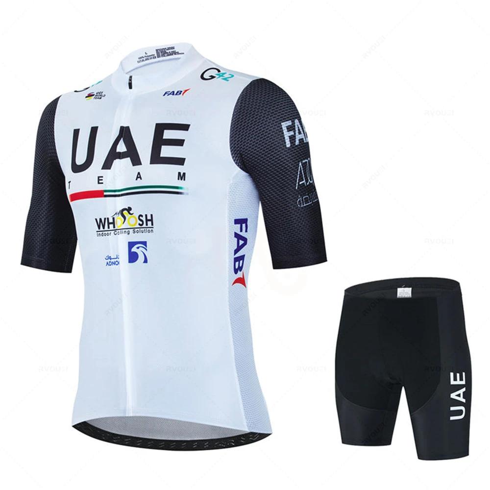 2026 Uae Cycling Jersey Set MTB Uniform Bike Clothing Summer Breathable Bicycle Shirt Ropa Ciclismo Bib Pants Maillot Ciclismo