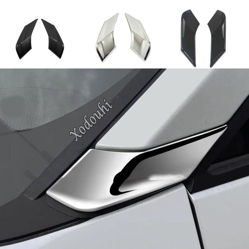 ABS Car A-Pillar Molding Trim Frame Stick Decoration Cover Exterior Accessories For Toyota Corolla Cross XG10 2024+