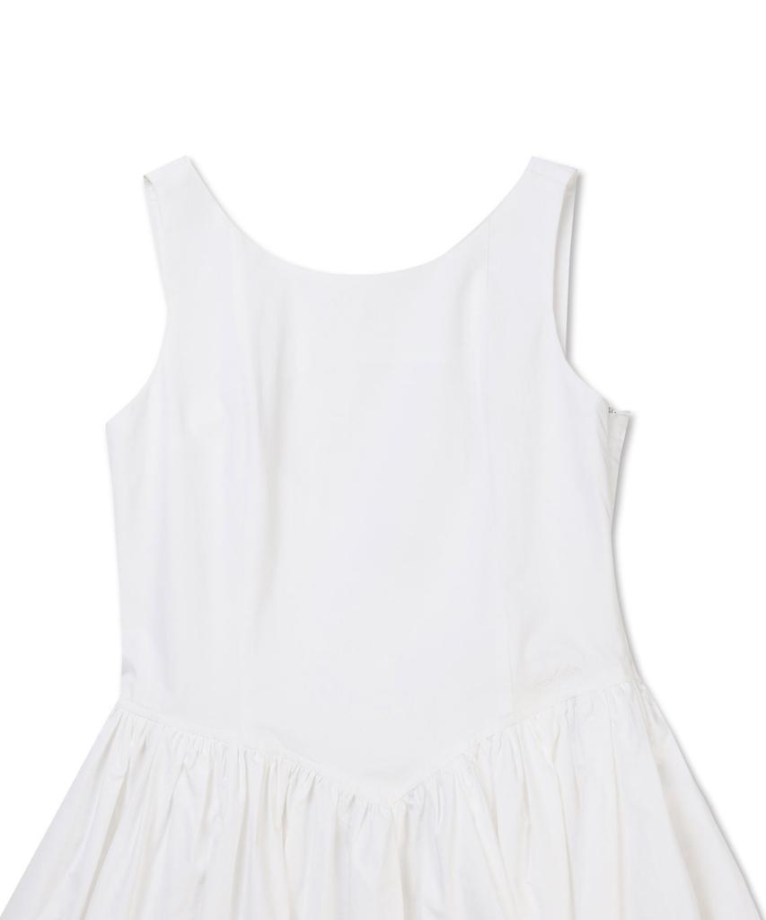 Michikoleondeonkosino Hem String Layered Dress Ivory