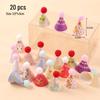 Children's Day Cupcake Toppers: Cute Cartoon Inserts - 61 Pieces