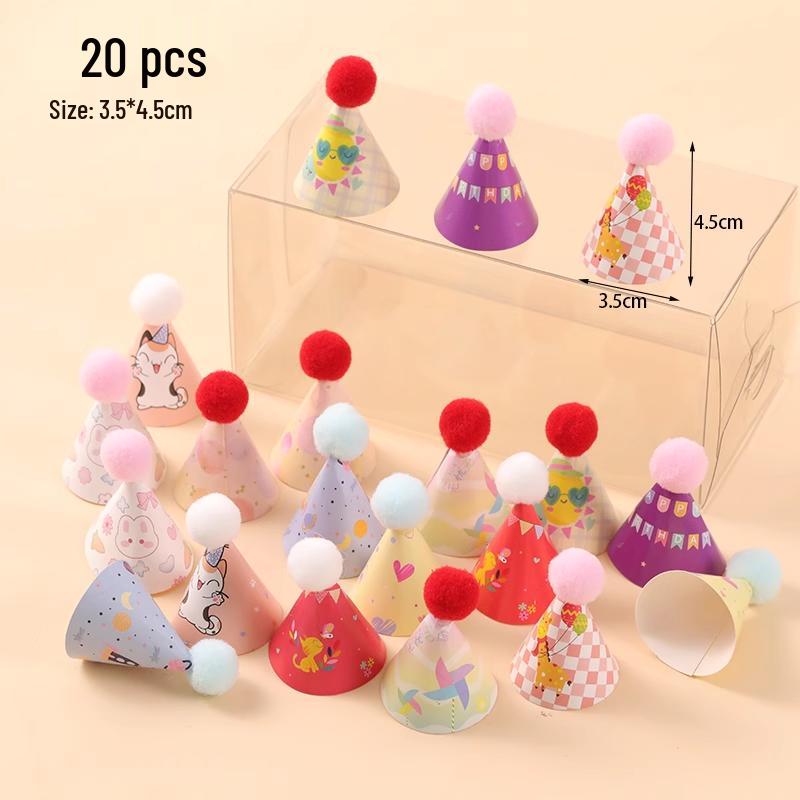 Children's Day Cupcake Toppers: Cute Cartoon Inserts - 61 Pieces
