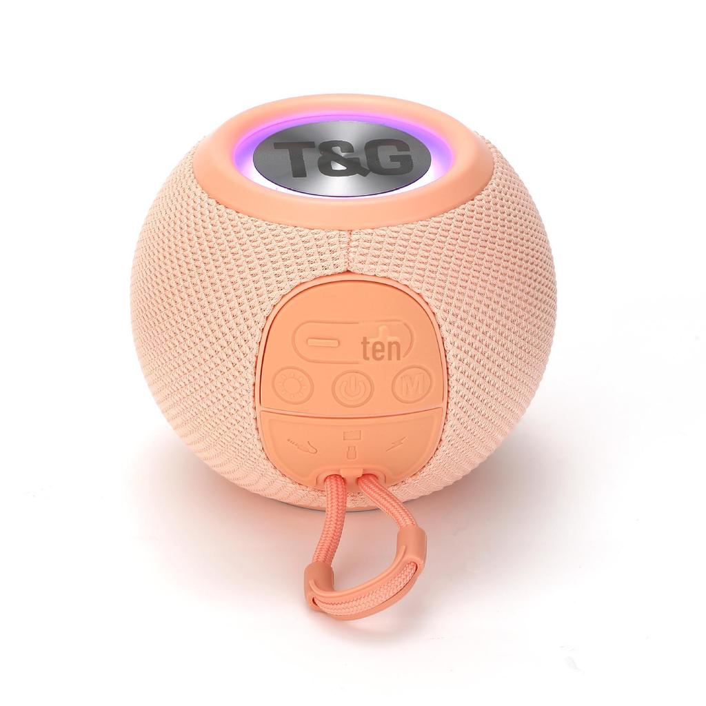 "TG337 Portable Bluetooth Speaker with LED Light - Compact Wireless Subwoofer"