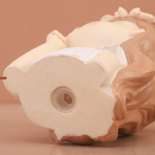 Cute Girl Flower Pot Succulent Pot Resin Planter Home Decoration Desktop Ornaments Garden Supplies Bonsai Plant Pot