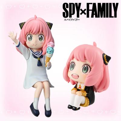 11CM SPY×FAMILY Anime Figure Kawai Anya Forger Yor Forger Action Figures Standing Figurine Collectible Model Dolls Toys In Stock