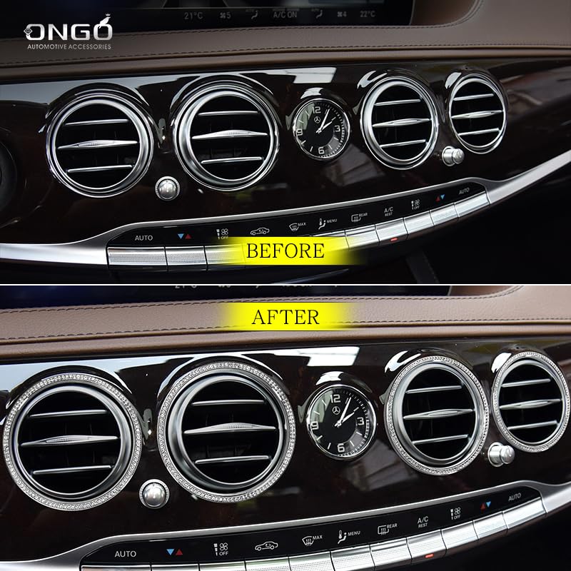 ONGOXD Mercedes-Benz S Class (2014-2020) W222 Exclusive Vent Ring Interior