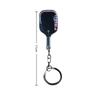 Pickleball Racket Acrylic Key Ring Colorful Hollow Golf Ball Design Lightweight Keychain for Backpack Decor