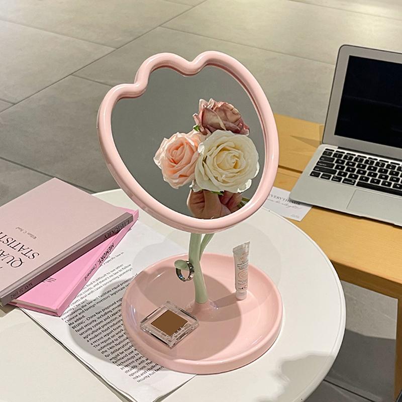 Makeup Girls Small Mirror Bedroom Beauty Design Women Nordic Mirrors Quality Funky Espelhos Decorativos House Decoration