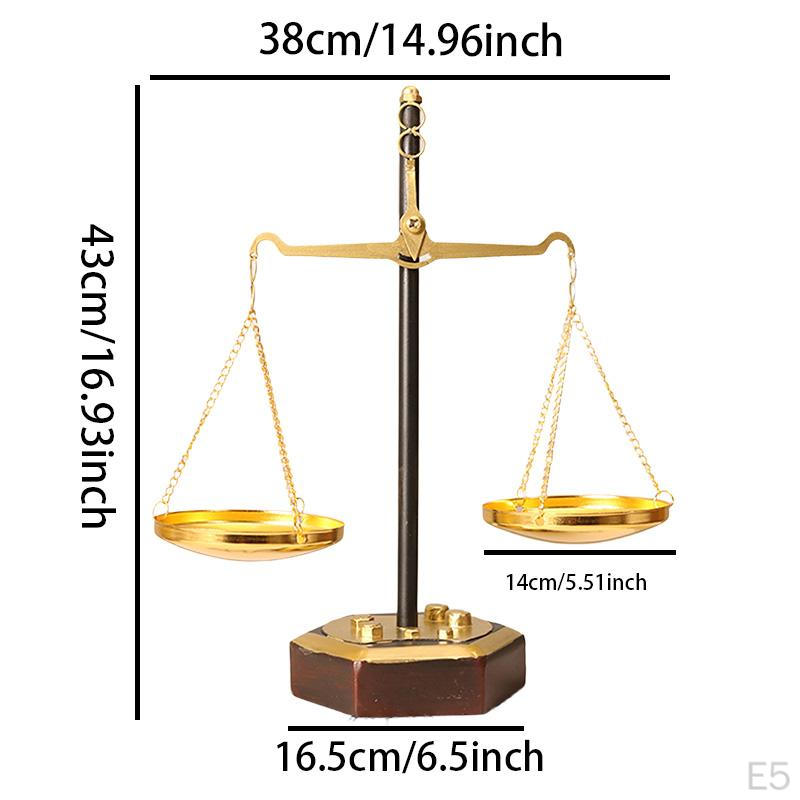 Scale Jewelry Display Desktop Balance Art Centerpiece Stand Home Furnishings for Keys