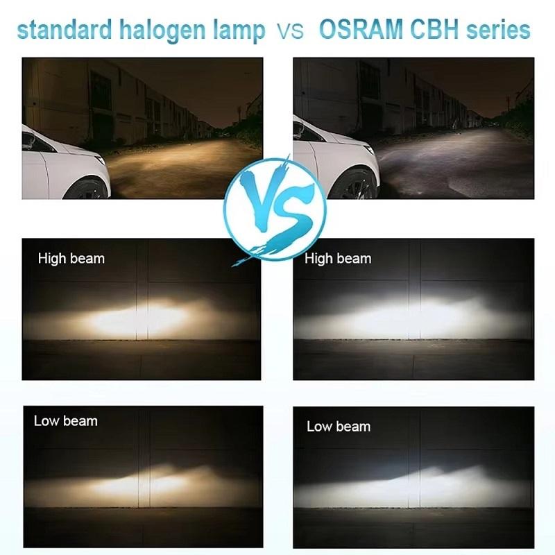 Original OSRAM Cool Blue Hyper White H4 9003 HB2 Glühlampen 6219BH 12V 55/60W 5300K Auto-Scheinwerferlampen, 1 Paar