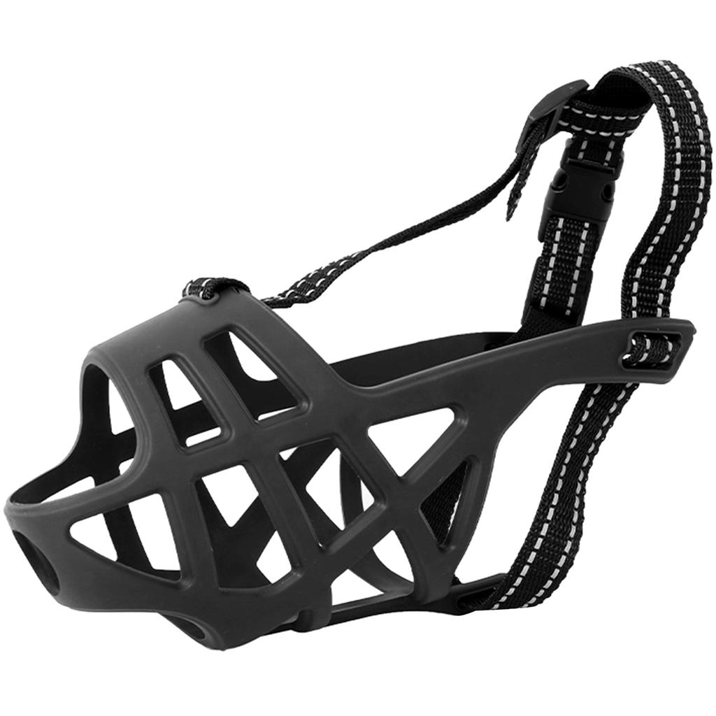 Soft Plastic Dog Muzzle Lightweight Cage Dog Mouth Cover Suitable for Grooming Trimming Training