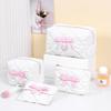 Compact Waterproof Makeup Bag - Stylish Coin & Earphone Pouch for Women