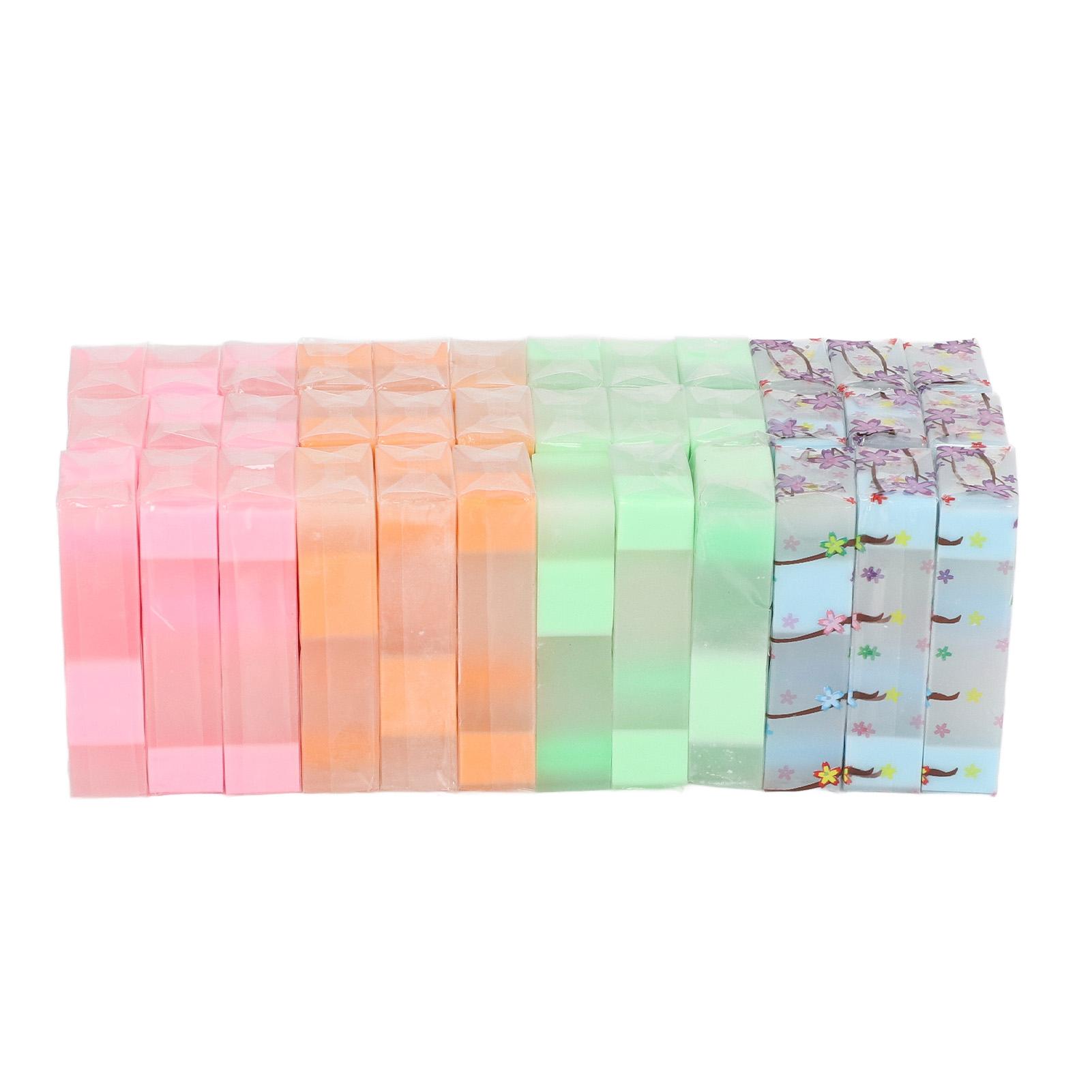 

36 шт. Ластик-карандаш с фруктовым вкусом, с узором сакуры, корректирующий ластик, учебные инструменты для детей, студентов