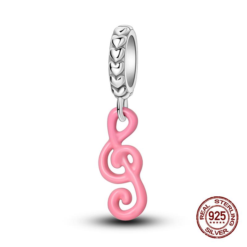 100 Copper Perfume Headphones Pink Princess Daily Charm Bead Charms Bead Charms Compatible With 3mm Authentic Bracelets Fine Do It Yourself Jewellery
