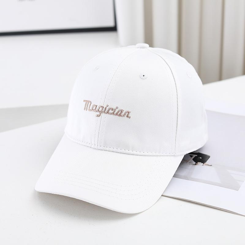 Spring And Summer Japan And Korea Letter Embroidery Hat Women'S Casual Fashion Men'S And Women'S Versatile Soft Top Cap Baseball Cap