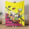 1pc, Donald Duck Family Throw Blanket Cozy & Soft for Home Decor, Couch Cover, Outdoor Use, Travel, Camping