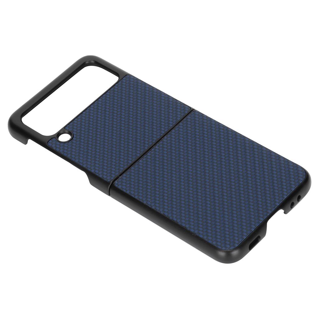 Handyhülle im Carbonfaser-Muster zum Aufklappen für Samsung Galaxy Z Flip 3 Schutzhülle