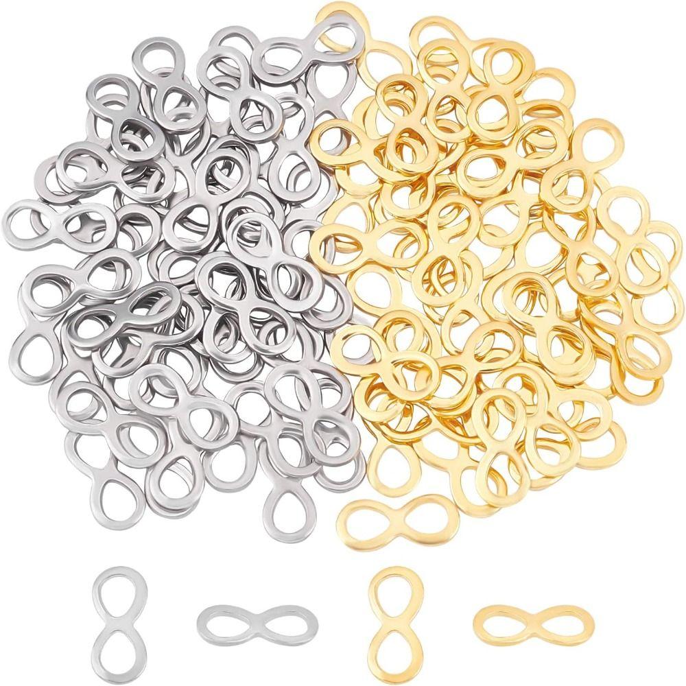 

Золотые, серебряные соединители из нержавеющей стали Круглые рамки для любителей ремесел ручной работы