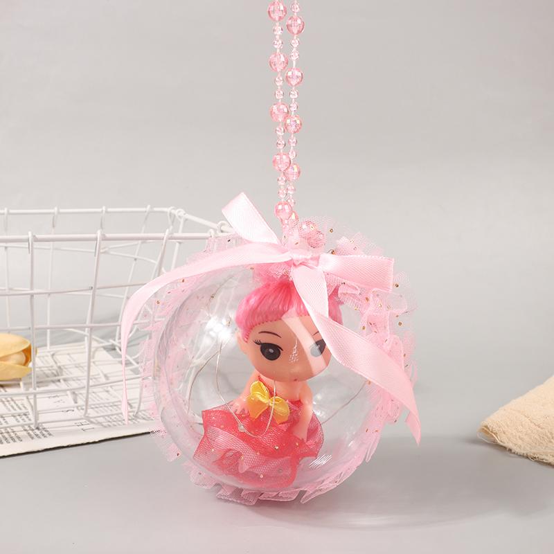 2Pcs Cute Glowing Ball Doll Lantern Toy Children'S Girls Glowing Doll Lantern Cartoon Doll Light Pendant Party Gift