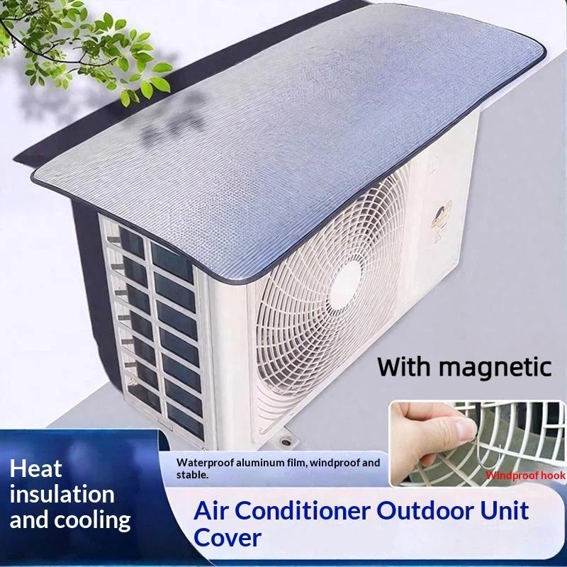 Air Conditioner Cover Outdoor Energy Saving Rainproof Cover Air Conditioner Washing Dust Prevent Sun Exposure Ac Cleaning Bag
