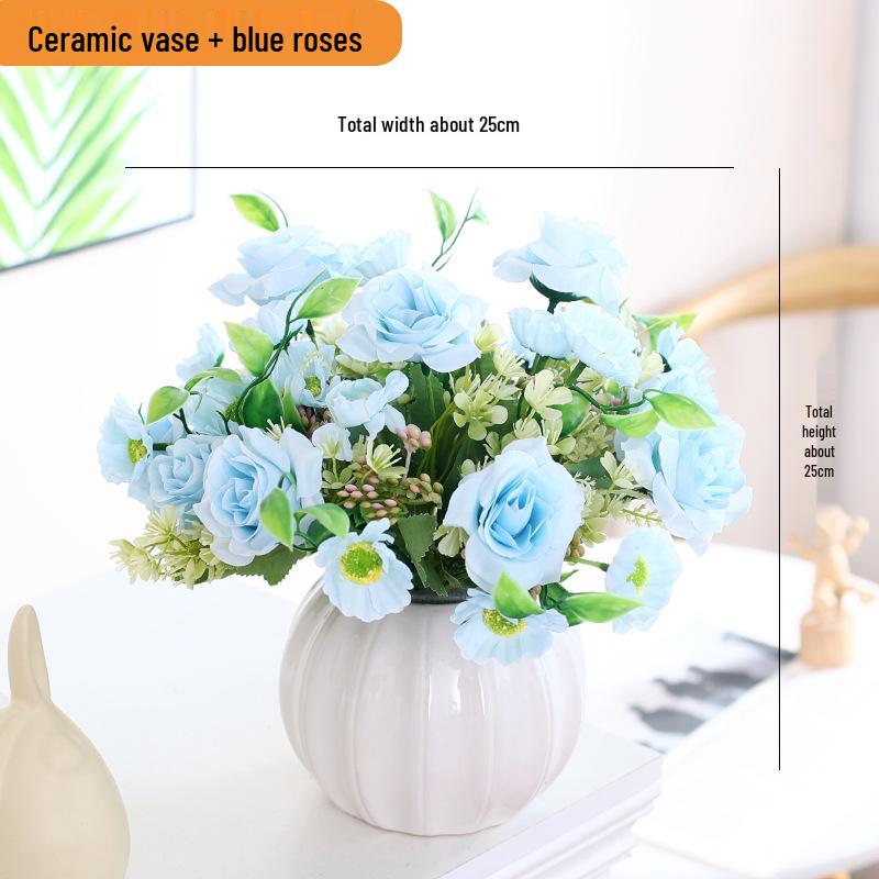 Artificial Silk Sunflower Floral Arrangement for Home Decor