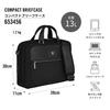 Victorinox Mythic Compact Briefcase with Laptop Sleeve and Travel Personalized Premium Black 14-inch Pouch, Design, Design, 13L, [Product Code