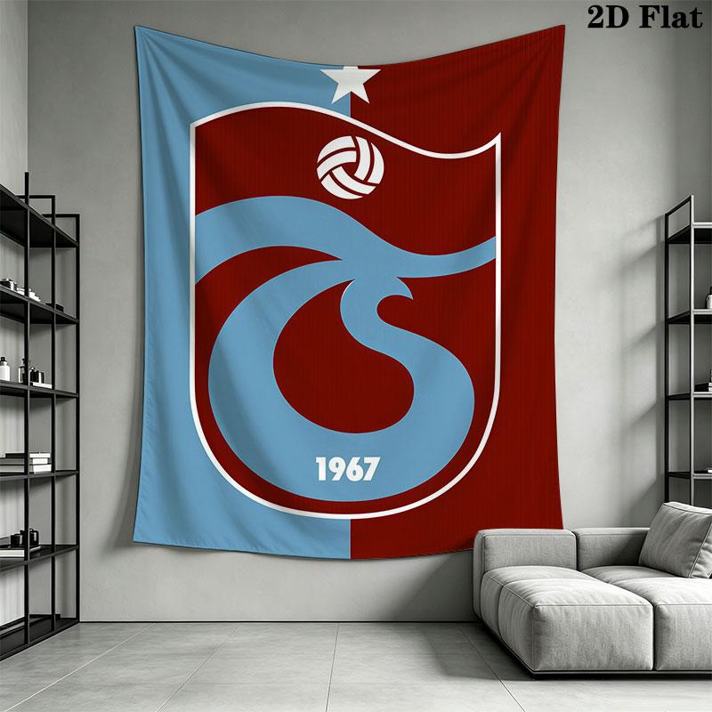 Trabzonspor club Wall Hanging Printed Fabric Blanket Decorative Tapestries for Bedroom Living Room Home Decor