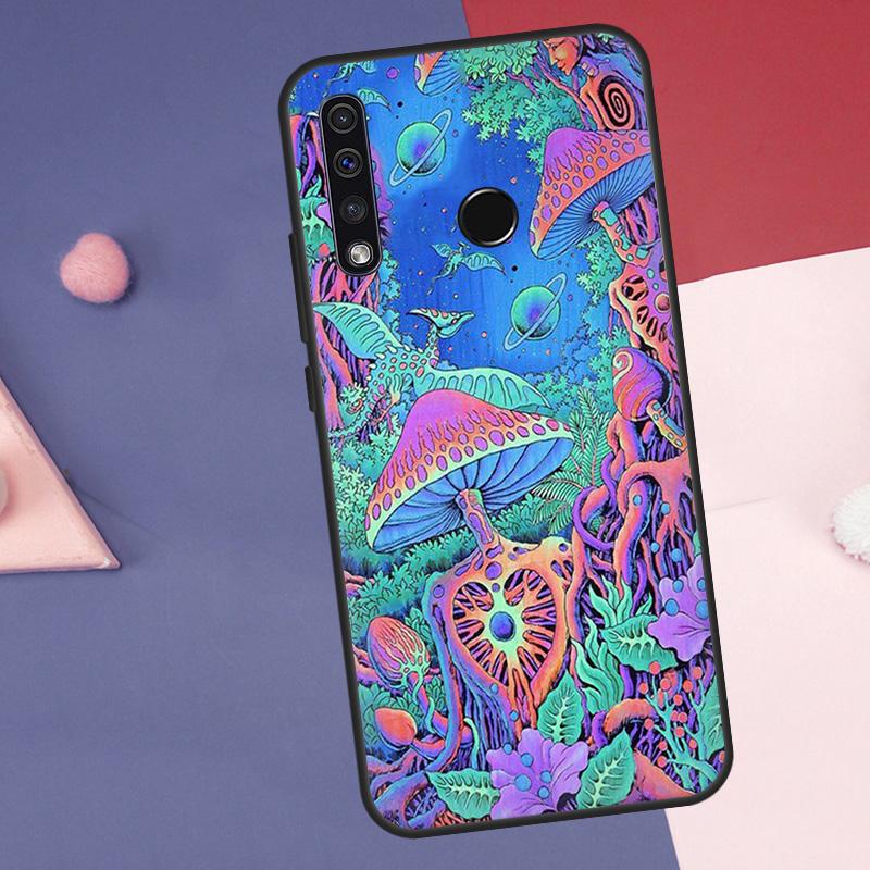 Psychedelic Trippy Visuals Colours Case For Huawei Nova Y60 Y90 Y70 Y61 Y91 Y72 Y73 12s 12i 11i 8i 9 10 SE P30 P40 Lite P60 Pro