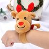 1Pcs Christmas Decoration Santa Claus Deer Christmas Tree Cute Bracelet Plush Toys Xmas New Year Ornaments Children‘s Gifts