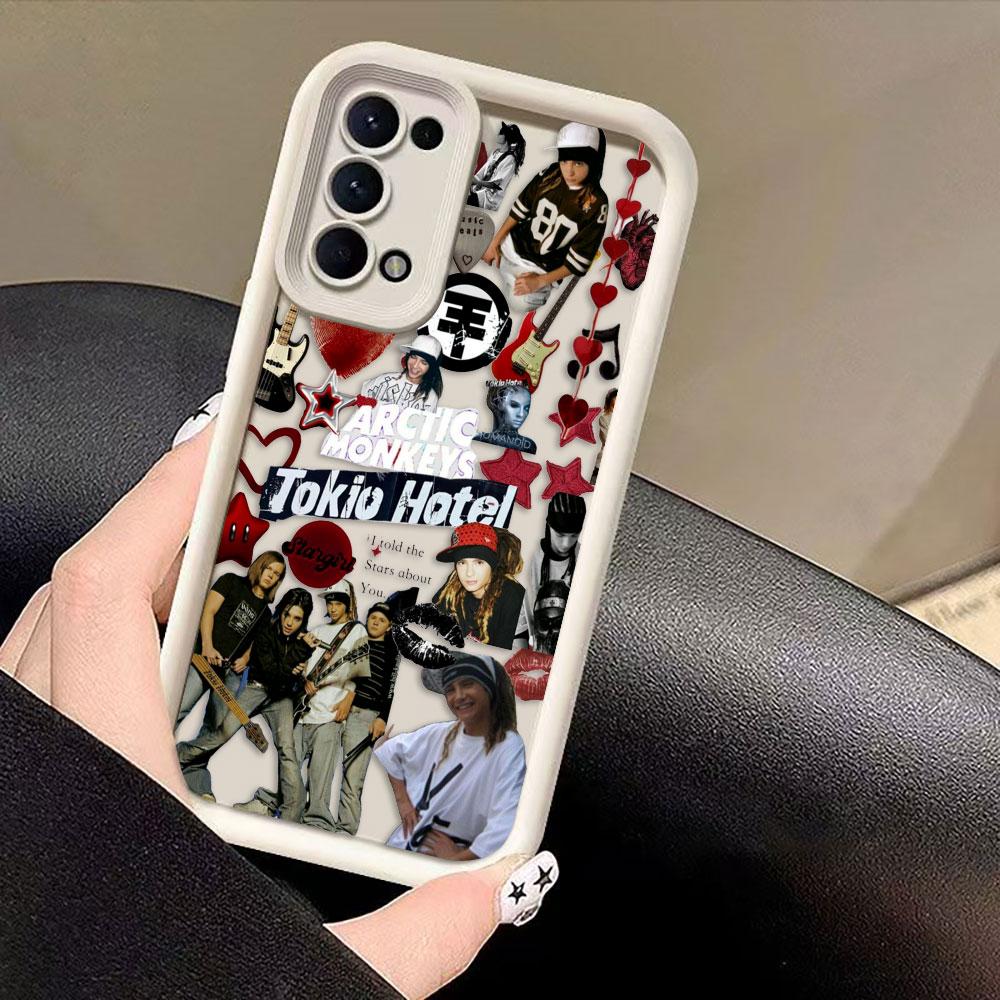 T-Tokio Hotel Tom Bill K-Kaulitz Phone Case For Samsung A07 A70 A03 A03S A04E A05 A05S A06 A11 A12 M31 M34 M51 M54 NOTE 20 Case