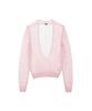 RENEJ Mohair Plunge Neck Knit