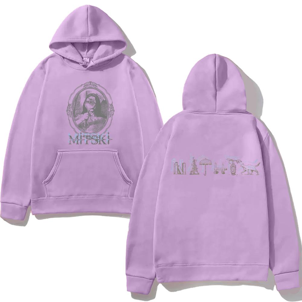 PORTRAIT HOODIE Mitski 2026 Unisex Sweatshirt für Herbst/Winter mit Kapuze Fleece Harajuku Bequeme Kleidung