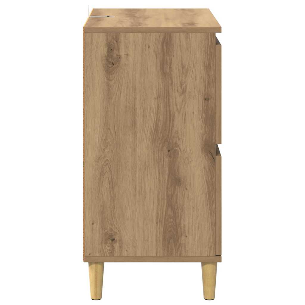 Sideboards 2 pcs Artisan Oak 60 x 35 x 70 cm engineered wood