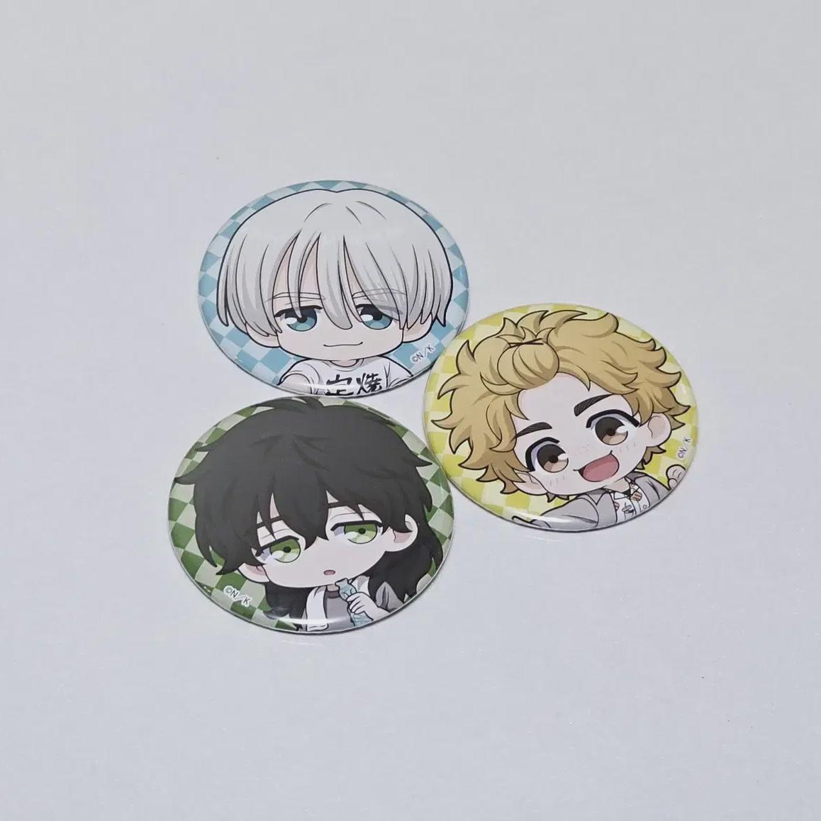 

Winbre Can Badges (batch/nirei Akihiko, Togame Jo, Umemiya Hajime)