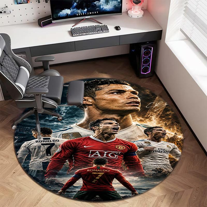 Ronaldo Legacy Iconic Moments Carpet Living Room And Bedroom Mats Home Decor Bathroom Mat Office Chair Cushion Dormitory Decoration