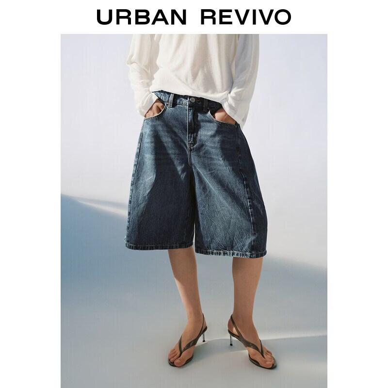 UR2026 Women s Washed Denim Shorts 26
